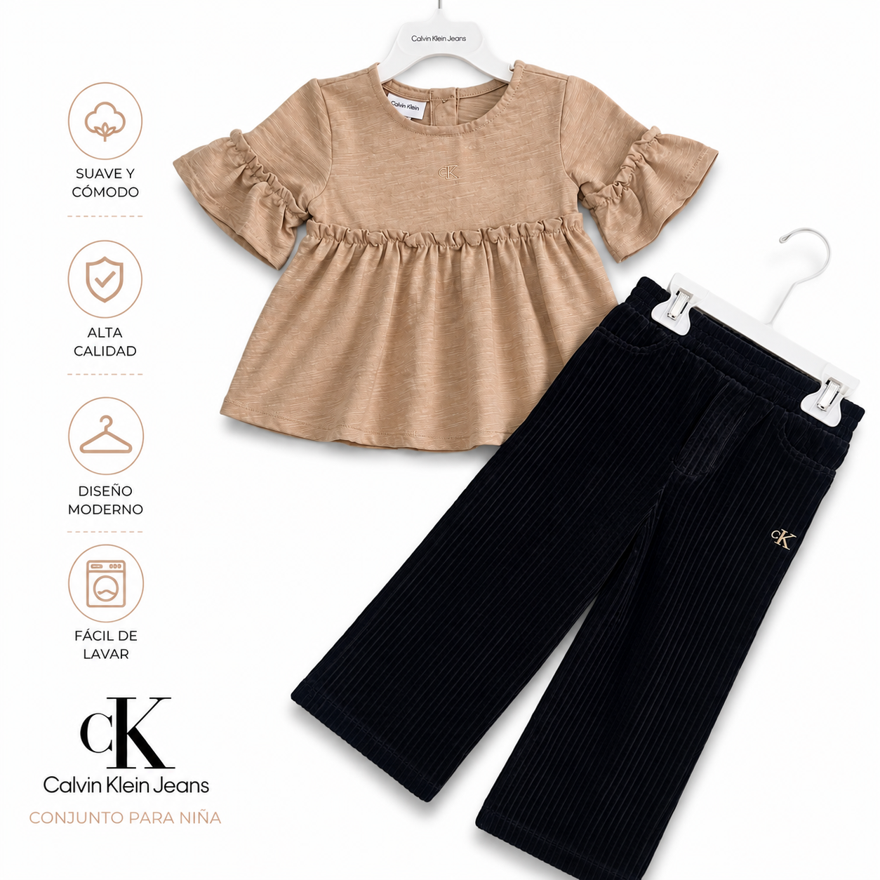 Conjunto Calvin Klein para niña